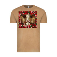 Vintage Camel christmas heifer with candy canes Vintage Tee - BarkalooDesign