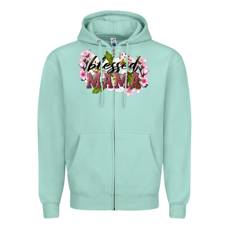 Blessed Mama Zipper Hoodie by LillyAllenDesigns | Teevron