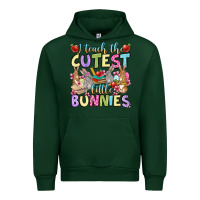 Forest Green Easter Day I teach the cutest little bunnies Urban Hoodie - OliviaCreatesArt