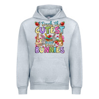 Heather Grey Easter Day I teach the cutest little bunnies Urban Hoodie - OliviaCreatesArt