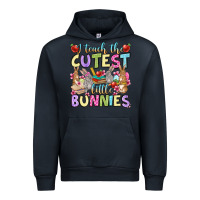 Navy Easter Day I teach the cutest little bunnies Urban Hoodie - OliviaCreatesArt