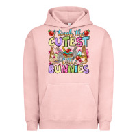Pigment Salmon Easter Day I teach the cutest little bunnies Urban Hoodie - OliviaCreatesArt