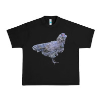 Black Ameraucana Chicken Urban Heavy Tee - LillyAllenDesigns