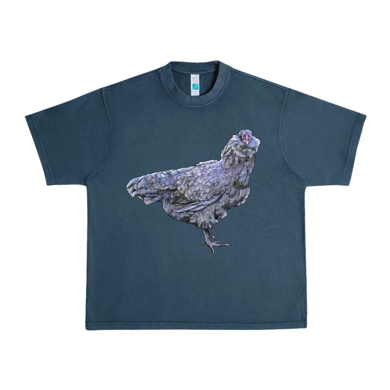 Ameraucana Chicken Urban Heavy Tee by LillyAllenDesigns | Teevron