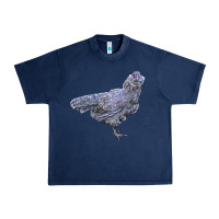 Navy Ameraucana Chicken Urban Heavy Tee - LillyAllenDesigns
