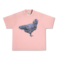 Salmon Ameraucana Chicken Urban Heavy Tee - LillyAllenDesigns