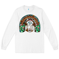 White simmental  rainbow Long Sleeve Tee - JahusDesignShop