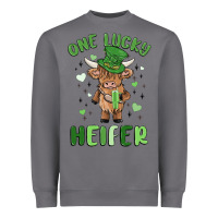 Storm one lucky heifer Heavyweight Sweatshirt - MaliasSmallBusiness