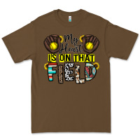 Cacao my heart is on that field Premium Tee - CowhideDigitalArt