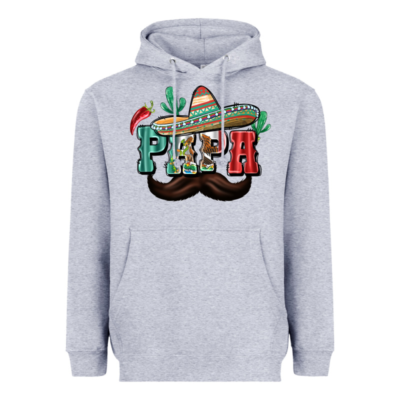 Mexican Papa Heavyweight Hoodie by texasbilliewilder | Teevron