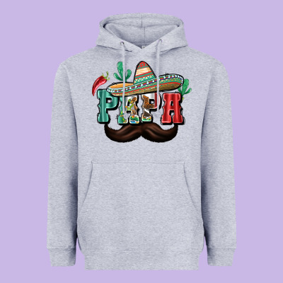 Mexican Papa Heavyweight Hoodie Designed By Texasbilliewilder