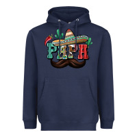 Navy Mexican Papa Heavyweight Hoodie - texasbilliewilder