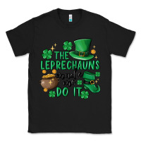 Black the leprechauns made me do it Classic Tee - MaliasSmallBusiness