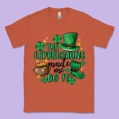 The Leprechauns Made Me Do It Classic Tee Designed By Maliassmallbusiness