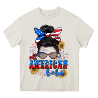 Cream All American Babe 4th of July Heavy Core Tee - CowGirlArtShop