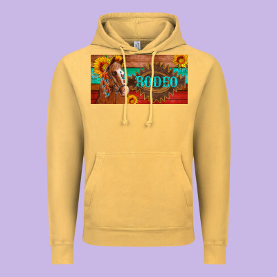 Aztec Horse Cactus And Sunflowers License Plate Template Vintage Hoodie Designed By Artiststas