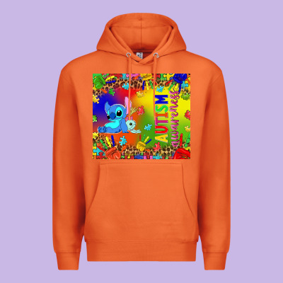 Autism Awareness With Stitch Tumbler Premium Hoodie Designed By Tumblerdesignbyshophia