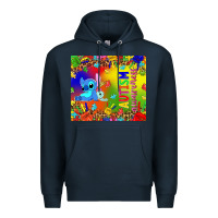 Navy Autism awareness with stitch tumbler Premium Hoodie - TumblerDesignByShophia