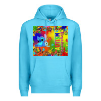 Ocean Blue Autism awareness with stitch tumbler Premium Hoodie - TumblerDesignByShophia