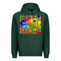 Sports Green Autism awareness with stitch tumbler Premium Hoodie - TumblerDesignByShophia