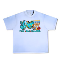 Grape Ice peace love hanukkah Urban Heavy Tee - AdoDesignShop