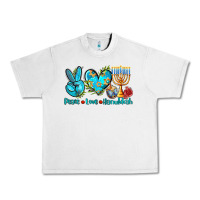Lunar Rock peace love hanukkah Urban Heavy Tee - AdoDesignShop
