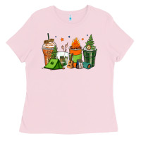 Bubblegum Pink camping coffee cups Ladies Tee - Zillion Design Studio
