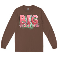 Chestnut big sister Long Sleeve Tee - MaliasSmallBusiness