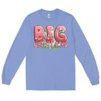 Colony Blue big sister Long Sleeve Tee - MaliasSmallBusiness