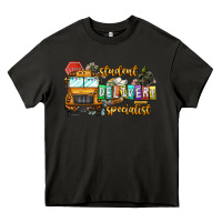 Asphalt Student Delivery Specialist Heavy Core Tee - CowhideDigitalArt