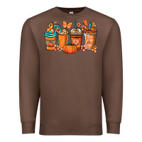 Chestnut Kidney Cancer coffee cups orange ribbon Premium Sweatshirt - NancyCooperArtShop
