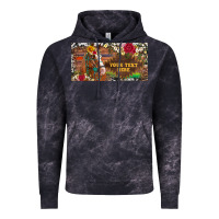 Cloud Black (preview)western turquoise gemstone horse cowhide leopard floral backg Vintage Hoodie - Artiststas
