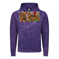 Cloud Purple (preview)western turquoise gemstone horse cowhide leopard floral backg Vintage Hoodie - Artiststas
