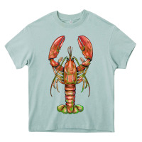 Arona lobster Heavy Core Tee - BarkalooDesign