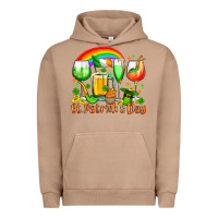 Pigment Burro St. Patrick's wine glasses Urban Hoodie - OliviaCreatesArt