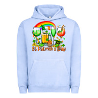 Pigment Grape Ice St. Patrick's wine glasses Urban Hoodie - OliviaCreatesArt