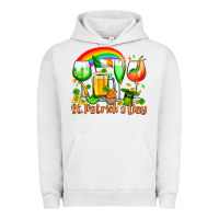 Pigment Lunar Rock St. Patrick's wine glasses Urban Hoodie - OliviaCreatesArt