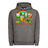 Pigment Tornado St. Patrick's wine glasses Urban Hoodie - OliviaCreatesArt