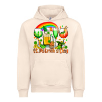 Sandshell St. Patrick's wine glasses Urban Hoodie - OliviaCreatesArt