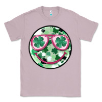 Lilac st patrick's smiley Classic Tee - MaliasSmallBusiness