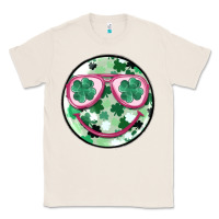 Natural st patrick's smiley Classic Tee - MaliasSmallBusiness