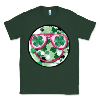 Sports Green st patrick's smiley Classic Tee - MaliasSmallBusiness