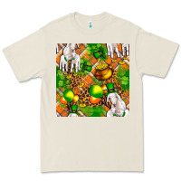 Bone St patricks  goat family with balloons seamless Premium Tee - FaDigitalArtStudio