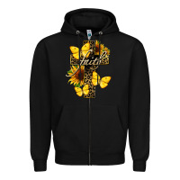 Black Western Faith Zipper Hoodie - LillyAllenDesigns
