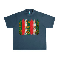 Midnight Navy mexican flag brushstroke Urban Heavy Tee - Jasminsmagicworld