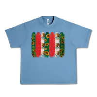 Pebble Blue mexican flag brushstroke Urban Heavy Tee - Jasminsmagicworld
