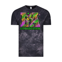 Cloud Black mardi gras louisiana fleur de lis Vintage Tee - Jasminsmagicworld