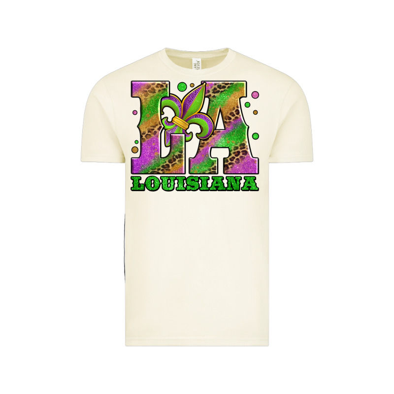 Mardi Gras Louisiana Fleur De Lis Vintage Tee by Jasminsmagicworld | Teevron