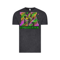 Vintage Black mardi gras louisiana fleur de lis Vintage Tee - Jasminsmagicworld