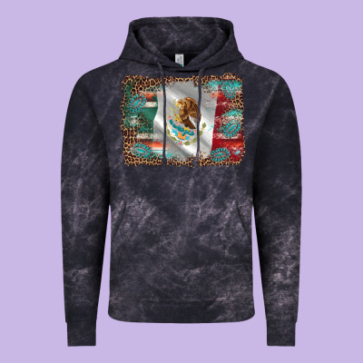 Mexico Gemstone Leopard Vintage Hoodie Designed By Adodesignshop